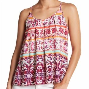 NWOT floral Green Dragon Nordstrom keyhole tank